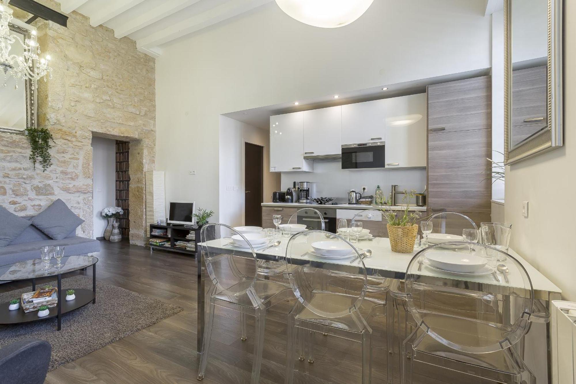 Le Jacquard Garage Lyon Centre Pour 2 A 8 Pers Apartment Room photo